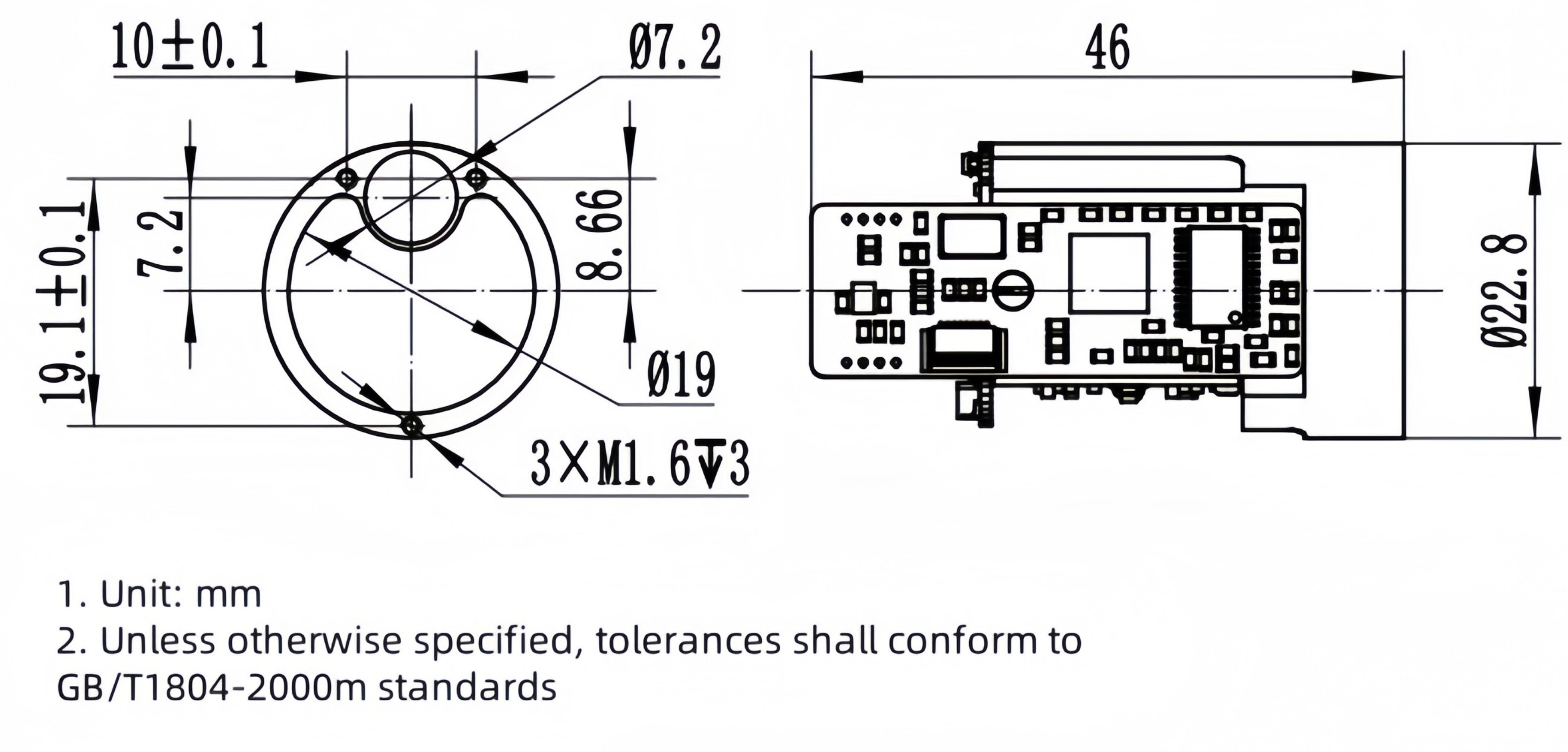 MECHANICAL  AND  OPTICAL  INTERFACE  DIAGRAM