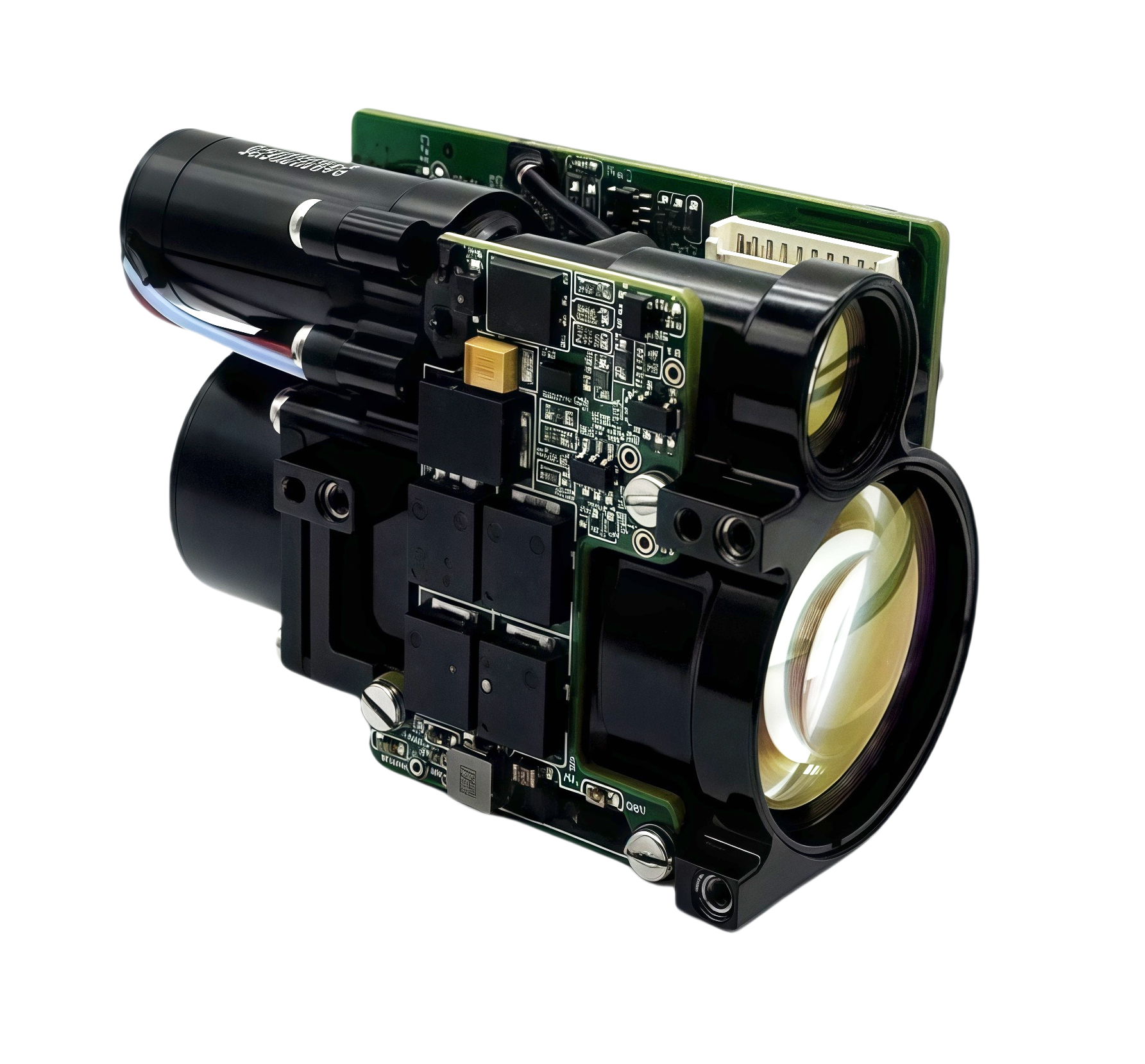 1535nm DPSS Laser Rangefinder Module Measuring Range 5000m