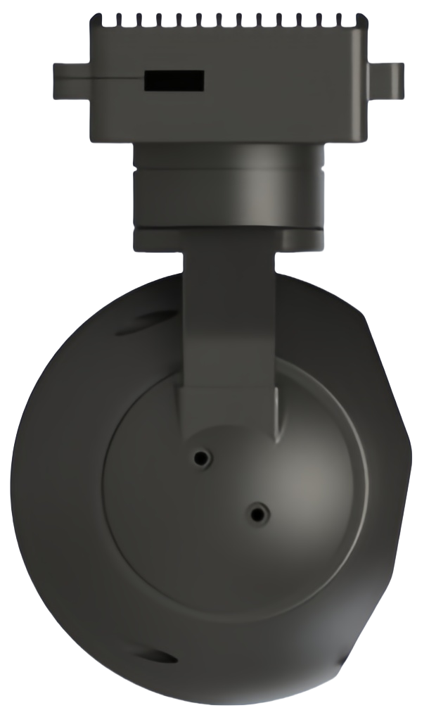 NTSKY492 Miniaturized EO/IR Fixed-Focus Camera: 1200m LRF + Dual Video Streams