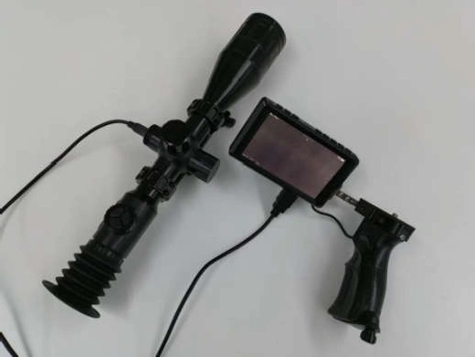 NTTRS-40-384 Thermal Rifle Scope 384×288 Detector 700m Detection WIFI & HDMI Interface
