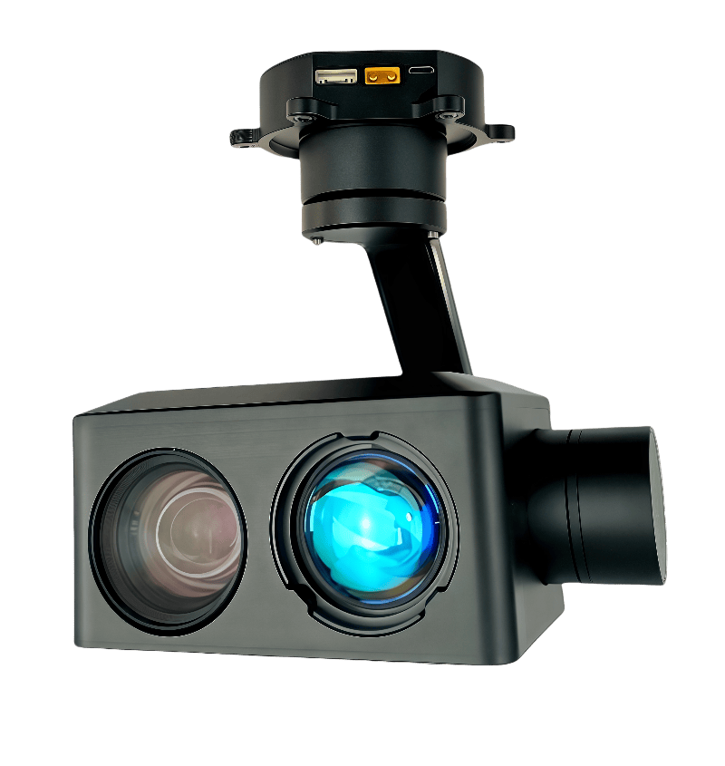 383 30× Optical Zoom + 800m Laser Fill Light Dual-Sensor Gimbal Camera